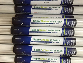 Припій SoporGreen 40 Sn FLEX ø 2 x 500 White (40% срібла)