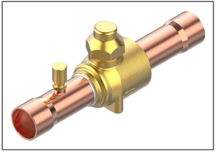 Шаровый вентиль с клапаном Шредера Danfoss GBC 54s 009L7059 DD008358 фото