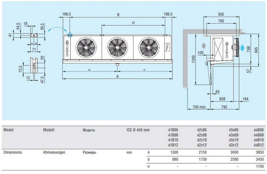 Воздухоохладитель кубический Eco Modine ECO ICE 42A10 ED DD0009032 фото